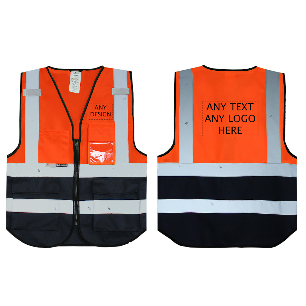Warnweste mit Logoaufdruck