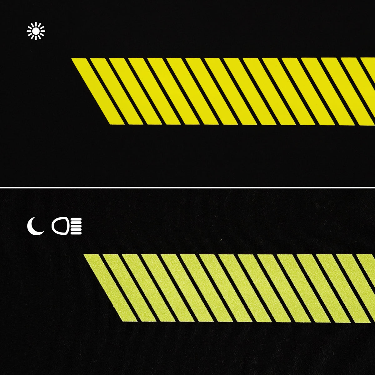 Bande adhésive réfléchissante à repasser