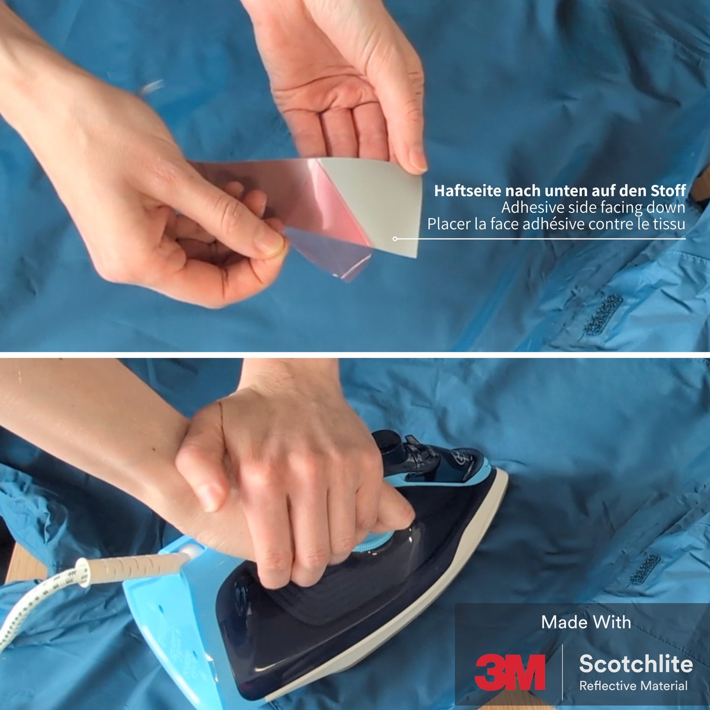 Reflexband zum Aufbügeln
