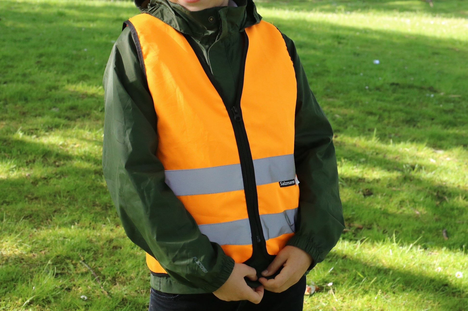 Gilet de sécurité chasuble jaune pour enfant - Tamô