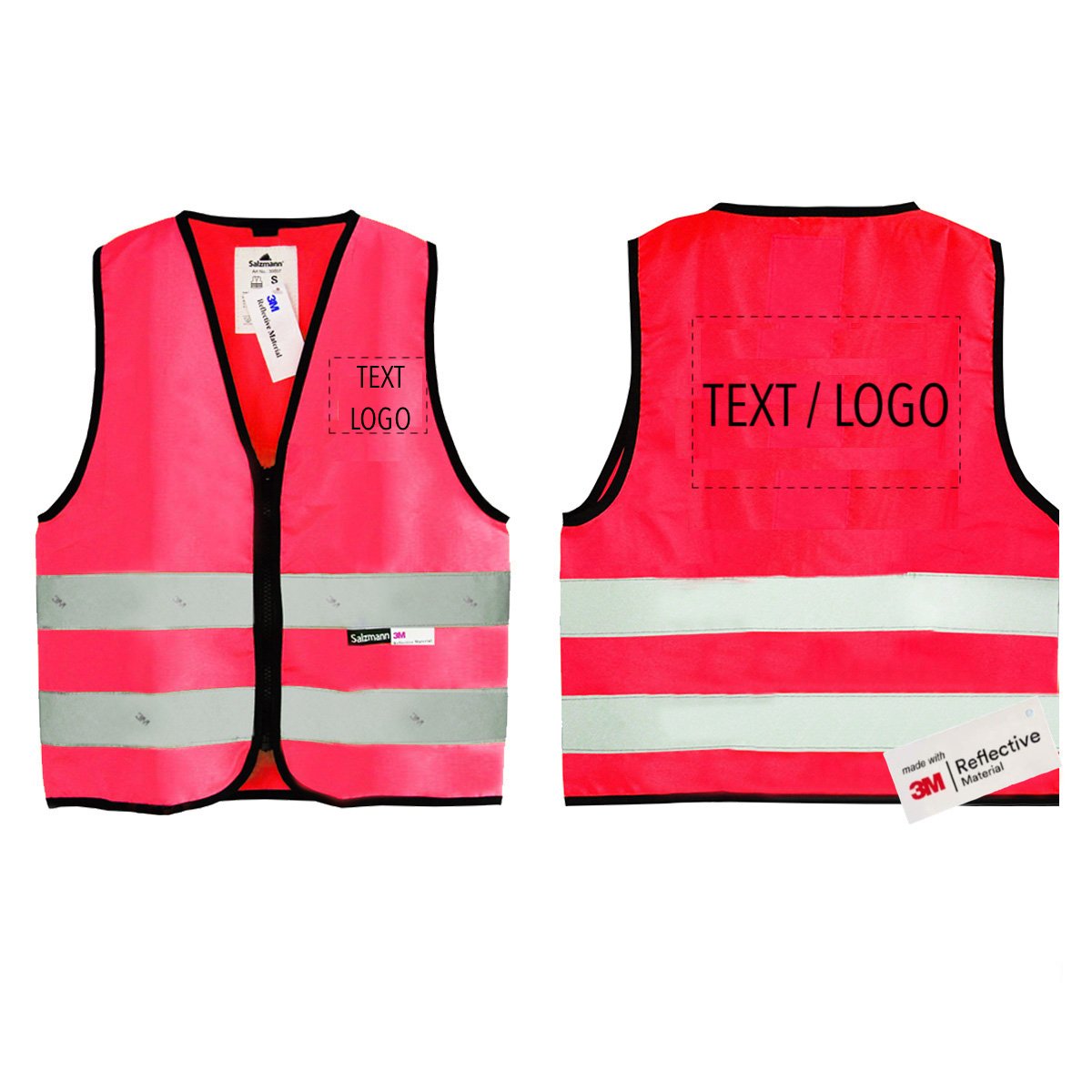 Polizei-Stil Kinder High Viz Personalisierte Jacke Weste High Visible Front  & Back Print 3 Größen Alter 4 12 In 6 Farben - .de