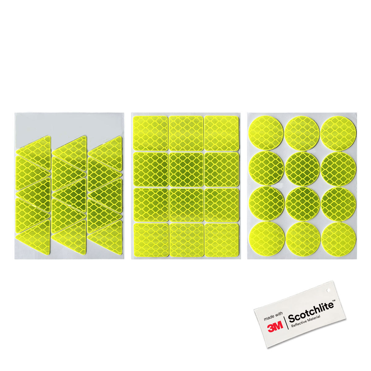 Produktabbildung der gelben Outdoor-Sticker von Salzmann