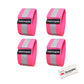 Produktabbildung von 4 pinkfarbenen reflektierenden Sportarmbändern