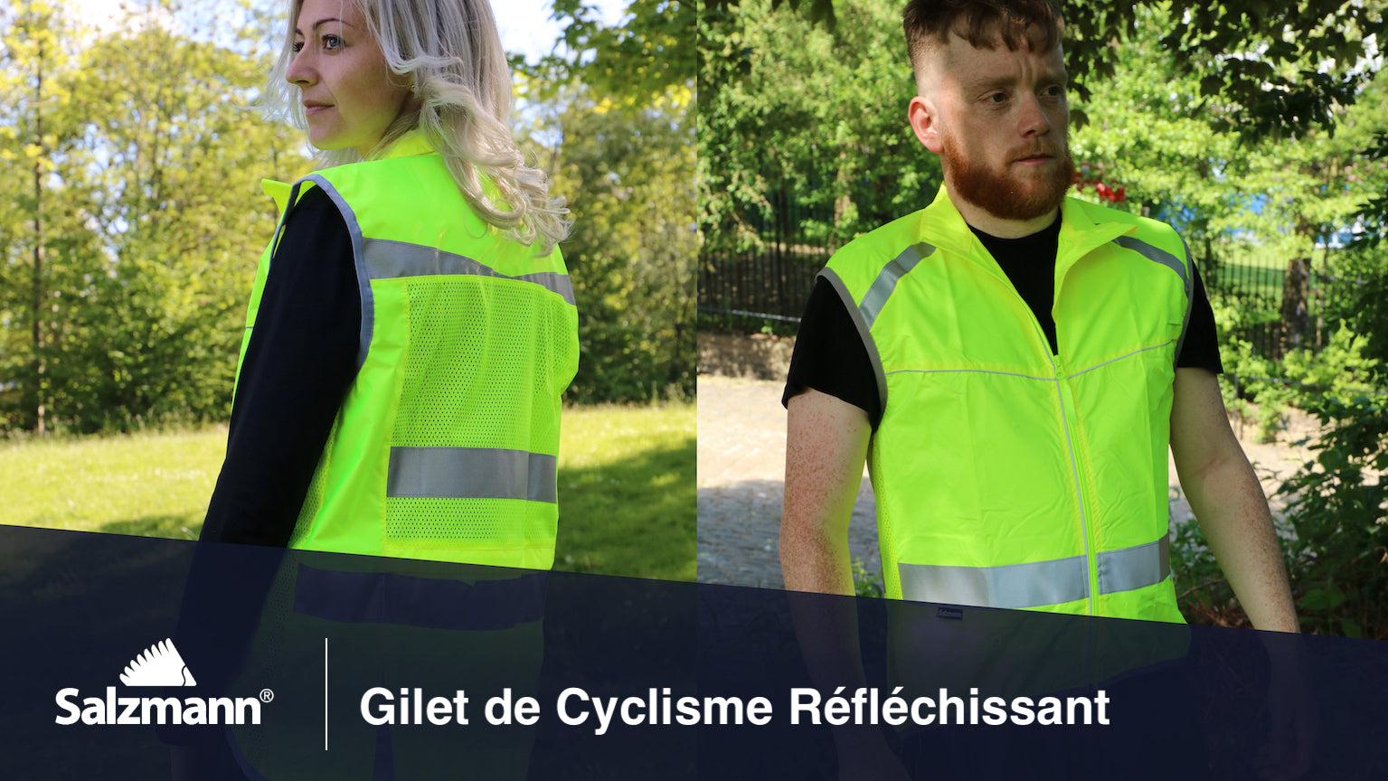 4 pièces Gilet de sécurité réfléchissant de Voiture, Gilet de Bande  réfléchissante pour Les Stations-Service Nettoyage sanitatio Cyclisme  Accessoires